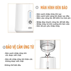 Máy xay sinh tố cầm tay sạc pin