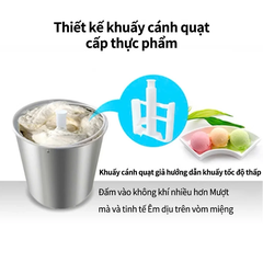 Máy Làm Kem Tươi Hicon 1.5L Chính Hãng – Tự Động, Không Cần Đông Trước, Dung Tích Lớn Cho Gia Đình