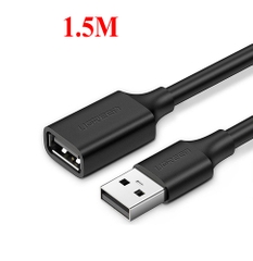 USB 2.0 A Male to A Female Cable (Black) UGREEN