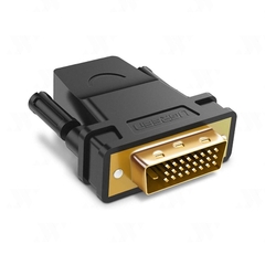 Ugreen 20124 Màu Đen Đầu chuyển đổi DVI 24+1 sang HDMI âm 20124