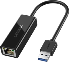 Bộ chuyển đổi USB 3.0 Giga Lan Card, vỏ ABS Ugreen  trắng/đen