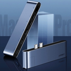 Bộ chuyển đổi USB C sang HDMI USB3.0 cổng mạng dùng cho máy tính Ugreen (50984)