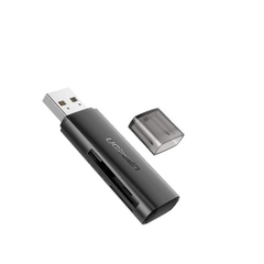 Đầu đọc thẻ USB 2.0 hỗ trợ thẻ TF và DS màu đen Ugreen (60721)