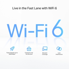 Bộ mở rộng sóng Wi-Fi 6 TP-Link Archer Air R5 AX3000 Air Mesh Băng Tần Kép (3-pack)