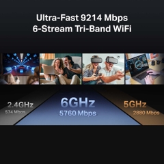 Bộ phát Router Wifi TP-Link Archer BE550 WiFi 7 3 băng tần BE9300