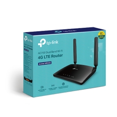 Bộ Phát Router Wifi Di Động TP-Link Archer MR200 4G LTE Chuẩn AC 750Mbps, Băng tần kép