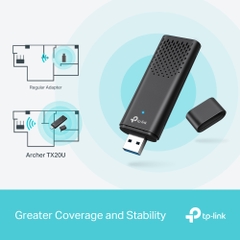 Bộ thu USB Wifi TP-Link Archer TX20U Wi-Fi 6 Băng Tần Kép AX1800