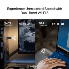 Bộ chuyển đổi USB TP-Link Archer TX50U Wi-Fi 6 Băng tần kép AX3000