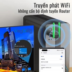 Bộ Thu Phát Wifi VegGieg USB 3.0 2 Antena 1400MB V-K1400