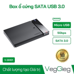 Box ổ cứng USB 3.0 Cáp MicroB-USB VegGieg V-GM01