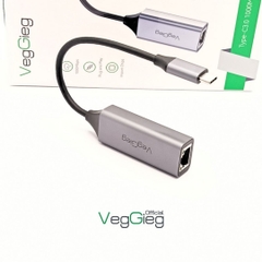 Cáp Chuyển Type-C 2.0 sang LAN VegGieg V-K309