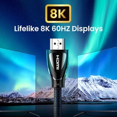 Cáp HDMI 2.1 Ultra HD Bọc Vải Cotton Hỗ Trợ 8K@60Hz Ugreen