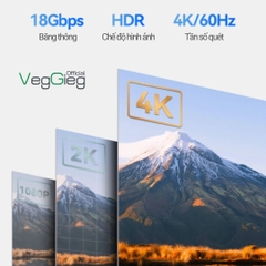 Cáp HDMI 2.0 2K*4K 60HZ - V-H107 (dài 1,5m - 20m)