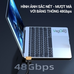 Cáp HDMI 2.1 4K144Hz/8K60Hz - V-H503  (dài 1,5m - 5m)