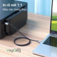 Cáp máy in Type-C VegGieg V-U404 dài 1,5m