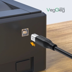 Cáp máy in USB 2.0 VegGieg V-U205 (1,5 - 10m)