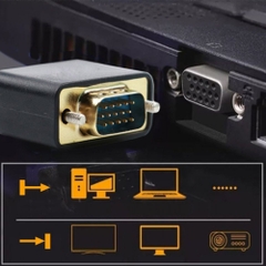 Cáp VGA 3+6 VegGieg V-V202 (dài 1,5 - 30m)