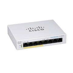 Cisco CBS110 Unmanaged 8-port GE, Partial PoE, Desktop, Ext PS - CBS110-8PP-D-EU