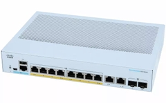 Cisco CBS350 Managed 8-port GE, Full PoE, Ext PS, 2x1G Combo - CBS350-8FP-E-2G-EU