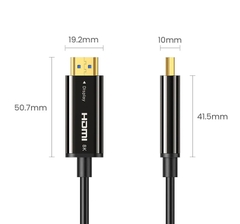Cáp HDMI Sợi Quang Hỗ Trợ 8K/60Hz,4K/120Hz HDR, EARC Ugreen