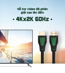 Cáp tín hiệu HDMI Đen hỗ trợ 3D 4K UGREEN HD116