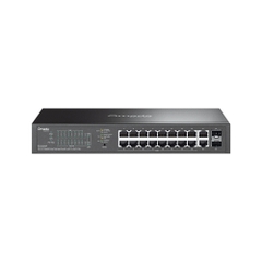 Omada Easy Managed Switch 20 cổng Gigabit ES220GP với 16 cổng PoE+