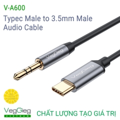 Cáp Type C sang Audio DC 3.5mm - V-A600