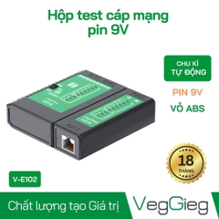 Hộp test cáp mạng RJ45/RJ11 VegGieg V-E102