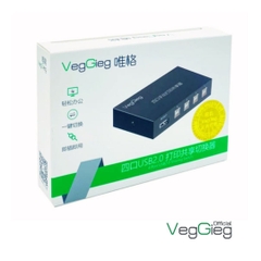 Bộ Chia Máy in VegGieg 1 ra 4 Bấm Công Tắc V-F402