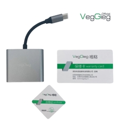 HUB chuyển đổi Type-c sang HDMI/USB3.0/PD 3 in 1 - V-TC03
