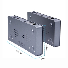 Bộ Mở Rộng HDMI 4K30Hz KVM 120m (USB & Sound) VegGieg V-HD011