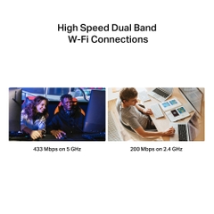 USB Wi-Fi Băng Tần Kép Nano AC650 Mercusys MA20N