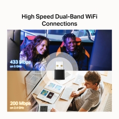 Bộ chuyển đổi USB Wi-Fi Bluetooth Nano AC650 MA20NB