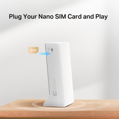 Bộ phát Router 4G LTE Mercusys MB112-4G Không Dây Chuẩn N 300Mbps