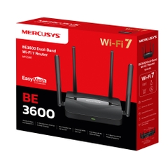 Bộ phát Router Wi-Fi 7 Mercusys MR25BE Băng Tần Kép BE3600