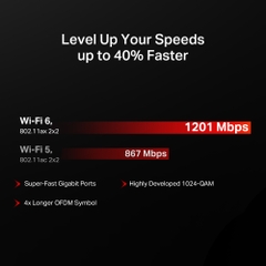 Bộ phát Wi-Fi 6 Mercusys AX1500 Băng Tần Kép MR62X