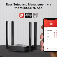 Bộ phát Wi-Fi 6 Mercusys AX1500 Băng Tần Kép MR62X