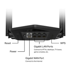 Bộ phát Wi-Fi 6 Mercusys MR78X Băng Tần Kép AX2700