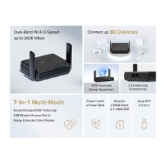Router Du Lịch Wi-Fi 6 AX3000 MR84X-Travel