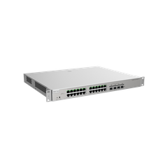 Switch PoE+ 28 cổng Layer 3 Ruijie Reyee RG-NBS5100-24GT4SFP-P Công suất 370W