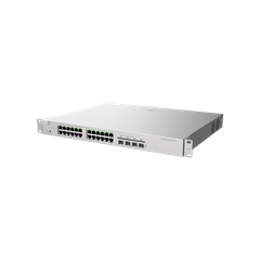 Switch PoE+ 28 cổng Layer 3 Ruijie Reyee RG-NBS5100-24GT4SFP-P Công suất 370W