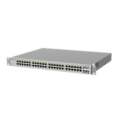 RG-NBS5200-48GT4XS-UP, Thiết bị chuyển mạch Gigabit lớp 3 PoE loại 48 cổng, 4 uplink SFP+