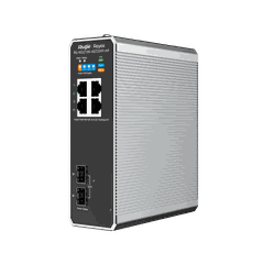 RG-NIS2100-4GT2SFP-HP, Thiết bị chuyển mạch Công nghiệp được Quản lý trên Cloud 6 cổng