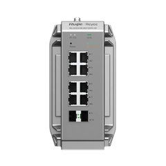Thiết bị mạng switch Layer 2 Reyee RG-NIS3100-8GT2SFP-HP 8 cổng 10/100/1000BASE-T PoE/PoE+, 2 cổng quang SFP 1000BASE-X, PoE 240W, 20Gbps