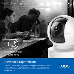 Camera AI Wi-Fi An Ninh Gia Đình Quay Quét trong nhà Tapo C222
