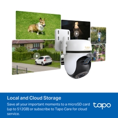Camera  WiFi TP-Link Quay Quét Ngoài Trời 360 5MP Tapo C530WS