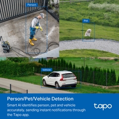 Camera  WiFi TP-Link Quay Quét Ngoài Trời 360 5MP Tapo C530WS