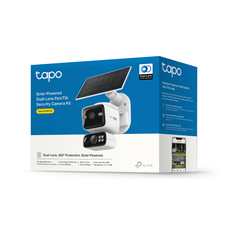 Kit Camera An ninh Năng lượng Mặt trời Quay Quét Ống kính Kép Tapo C645D KIT