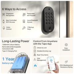 Khóa Cửa Wi-Fi Thông Minh Tapo DL105