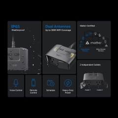 Ổ Cắm WiFi Ngoài Trời Thông Minh TP-Link Tapo P400M